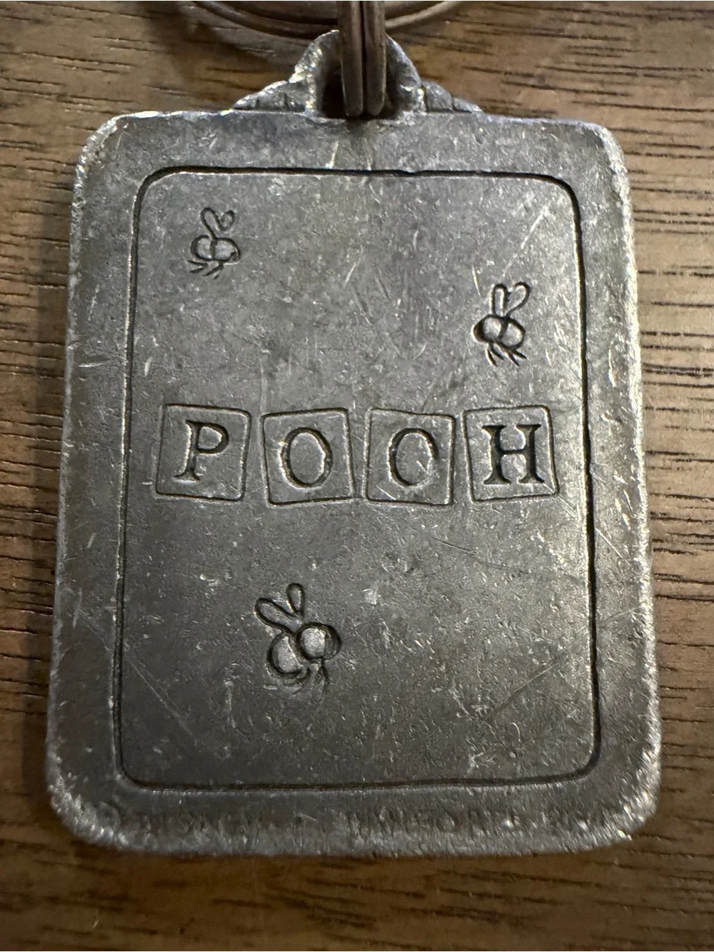 Winnie The Pooh Danforth Vintage Pewter Key Chain